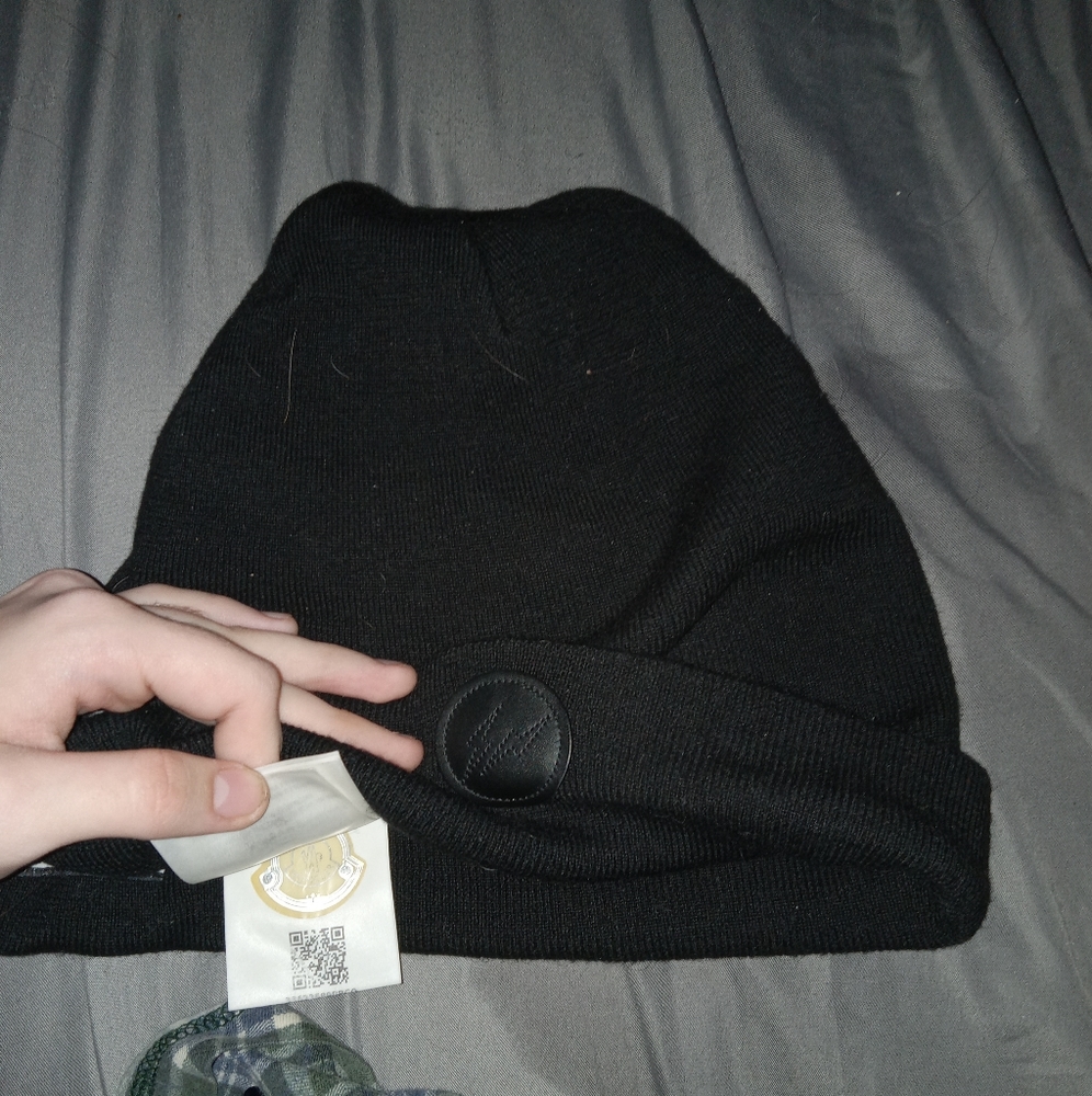 Moncler x fragment 7 beanie 100% wool
